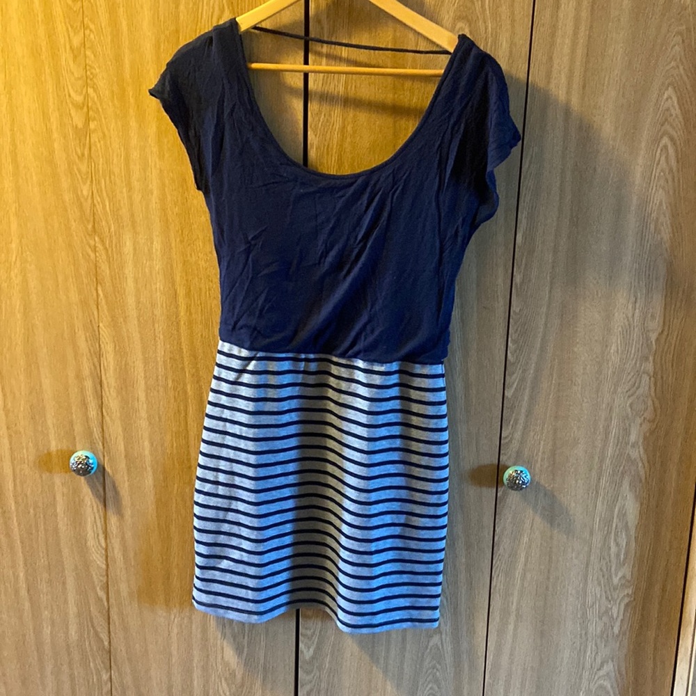 Dress with open back